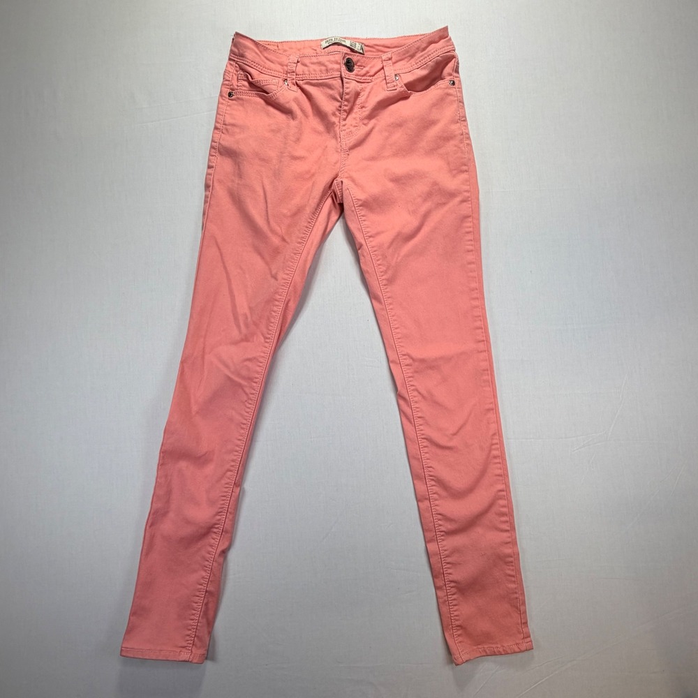 IRIS JEANS Women Coral Pink Skinny Fit Denim Jeans Size 05 - Picture 2 of 8